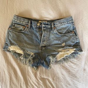 Free People Jean Shorts